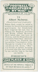 Albert McInroy (Sunderland and England).