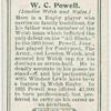 W. C. Powell (London Welsh and Wales).