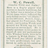 W. C. Powell (London Welsh and Wales).