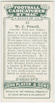W. C. Powell (London Welsh and Wales).