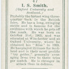 I. S. Smith (Oxford University and Scotland).