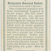 Benjamin Howard Baker (Corinthians and Chelsea).