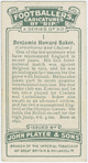 Benjamin Howard Baker (Corinthians and Chelsea).