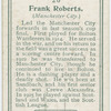 Frank Roberts (Manchester City).