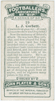 L. J. Corbett (Centre three-quarter -- Bristol, Gloucestershire and England).