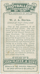 W. J. A. Davies (Stand-off half -- Navy and England).