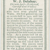 W. J. Delahay (Scrum-half -- Bridgend, Cardiff and Wales).