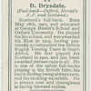 D. Drysdale (Full-back -- Oxford, Heriot's F. P. and Scotland).