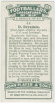 D. Drysdale (Full-back -- Oxford, Heriot's F. P. and Scotland).