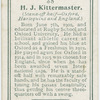 H. J. Kittermaster (Stand-off half -- Oxford, Harlequins and England).