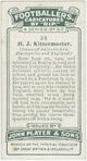 H. J. Kittermaster (Stand-off half -- Oxford, Harlequins and England).