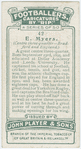 E. Myers (Centre three-quarter -- Bradford and England).
