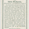 Idris Richards (Forward -- Cardiff and Wales).