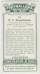G. V. Stephenson (Centre three-quarter -- Queen's University (Belfast) and Ireland).