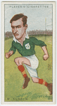 M. Sugden (Scrum-half -- Wanderers, Dublin University and Ireland).