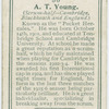 A. T. Young (Scrum-half -- Cambridge, Blackheath and England).