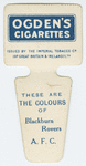 These are the colours of Blackburn Rovers A. F. C.