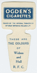 These are the colours of Widnes and Hull R. F. C.
