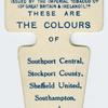 These are the colours of Southport Central, Stockport County, Sheffield United, Southampton, and Sunderland A. F. C.