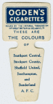 These are the colours of Southport Central, Stockport County, Sheffield United, Southampton, and Sunderland A. F. C.