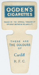 These are the colours of Cardiff R. F. C.
