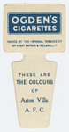 These are the colours of Aston Villa A. F. C.