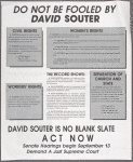 Do Not Be Fooled by David Souter
