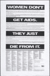 Women Don't Get AIDS. They Just Die from It.