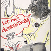 Let Me Demonstrate [Jesus Christ hammering a stake into Cardinal O'Connor's neck]. Veso: Let Me Demonstrate [Jesus Christ holding a condom]