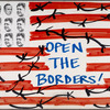 Open the Borders! Verso: Lift the HIV Ban. Free the Haitian Hunger Strikers.
