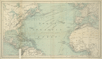 Map of the North Atlantic Ocean including the West Indies