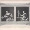 After two works by Mieris; woman playing a lute; woman feeding a parrot.