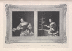 After two works by Mieris; woman playing a lute; woman feeding a parrot.