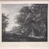 Scene of trees and a stream, from original by Antoni Waterlo.