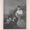 Scene of boys playing cards, from original by Murillo.