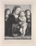Die heil. Maria mit dem Jesus Kinde.