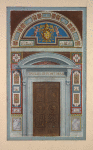 Door with inscription: Paulus III pont. max.