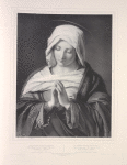 Die heilige Maria im Gebete.
