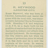 R. Heywood (Leicester City).