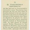 D. Thackeray (Portsmouth).