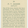 F. T. Adams (Batley).