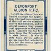 Devonport Albion R. F. C.