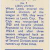 Leeds United (Colours blue & gold).