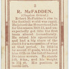 R. McFadden (Clapton Orient.).