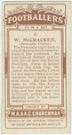 W. McCracken (Newcastle United).