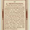 J. Pennington (West Bromwich Albion).