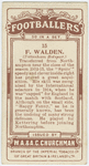 F. Walden (Tottenham Hotspur).