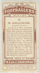 H. Colclough (Crystal Palace).