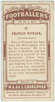 Francis Womack (Birmingham).