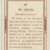 W. Reid (Glasgow Rangers).
